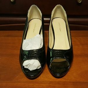 NEW Black Patent Leather Heels